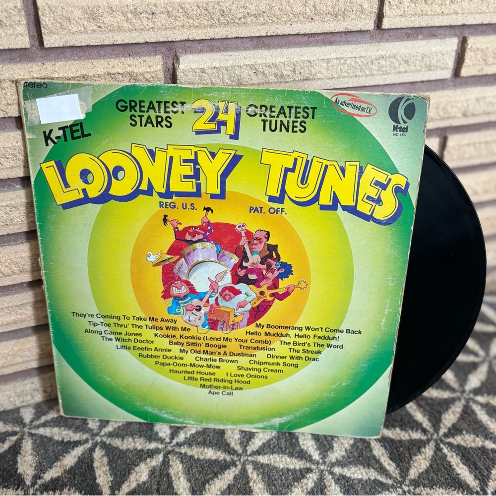 70's K-tel's "Looney Tunes" Record - 70's K-tel Album - 70's Compilation Record